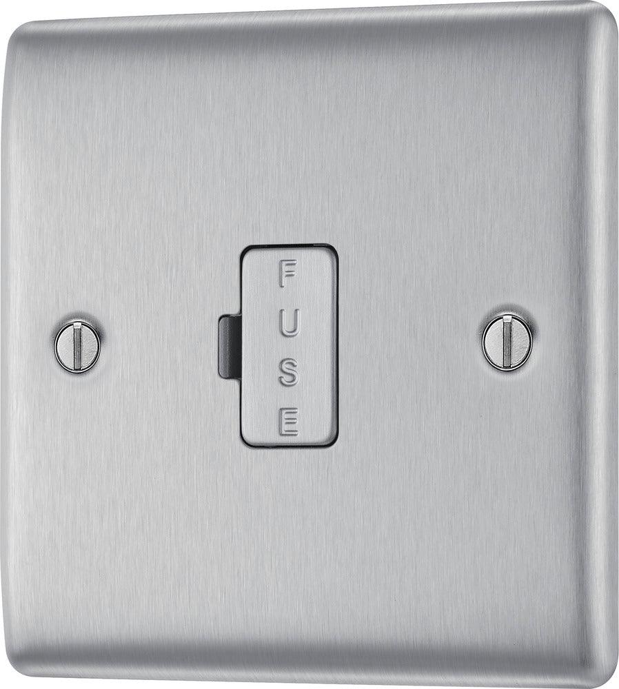 Nexus Metal Unswitched 13A Fused Connection Unit - Prisma Lighting