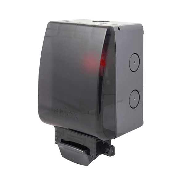 Click OA835T 1-Gang DP Switched Waterproof Socket, 13A - Prisma Lighting