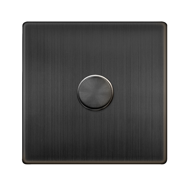 Definity 1 Gang 2 Way 100W Dimmer Switch - Matt Bronze SFBZ161 | Prisma Lighting