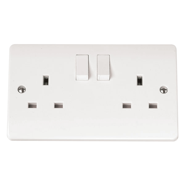 Click Mode Double Switched Socket 13A