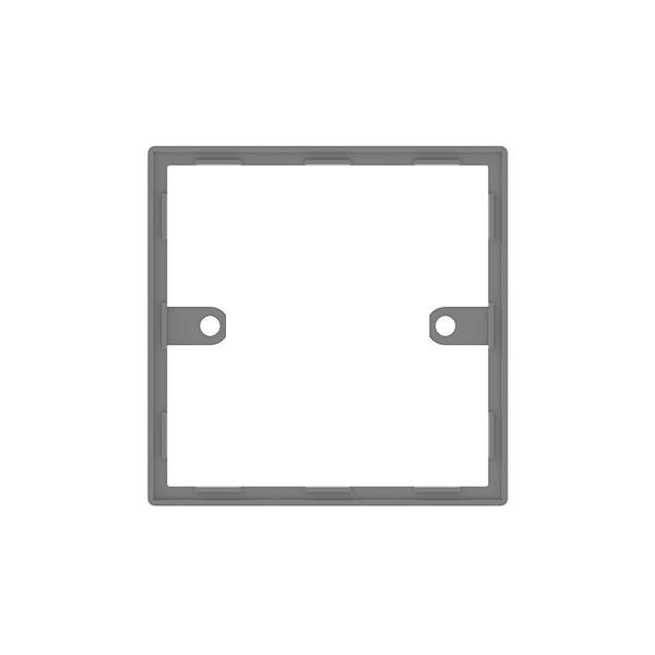 Click Smart+ Deco Gasket for 1 Gang, 10mm in Grey - Prisma Lighting