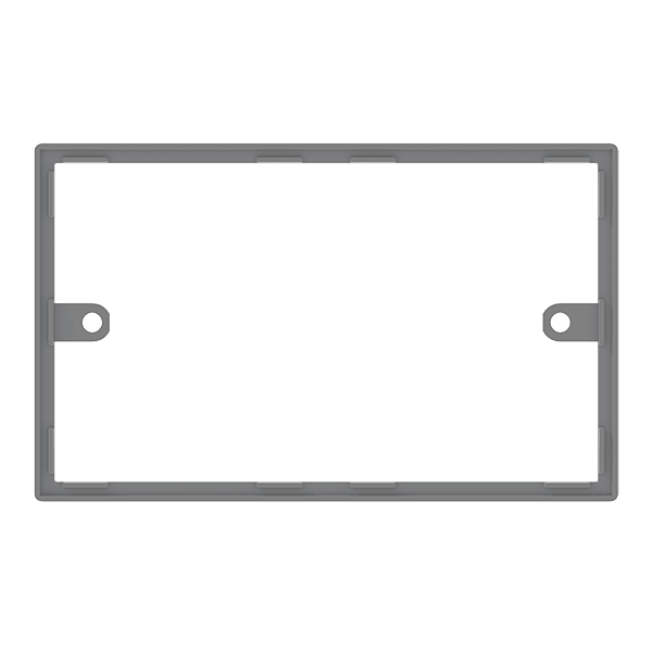 Click Smart+ Deco Gasket for 2 Gang, 10mm in Grey - Prisma Lighting