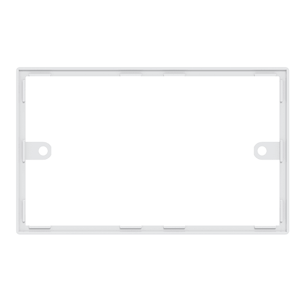 Click Smart+ Deco Gasket for 2 Gang, 10mm in White - Prisma Lighting