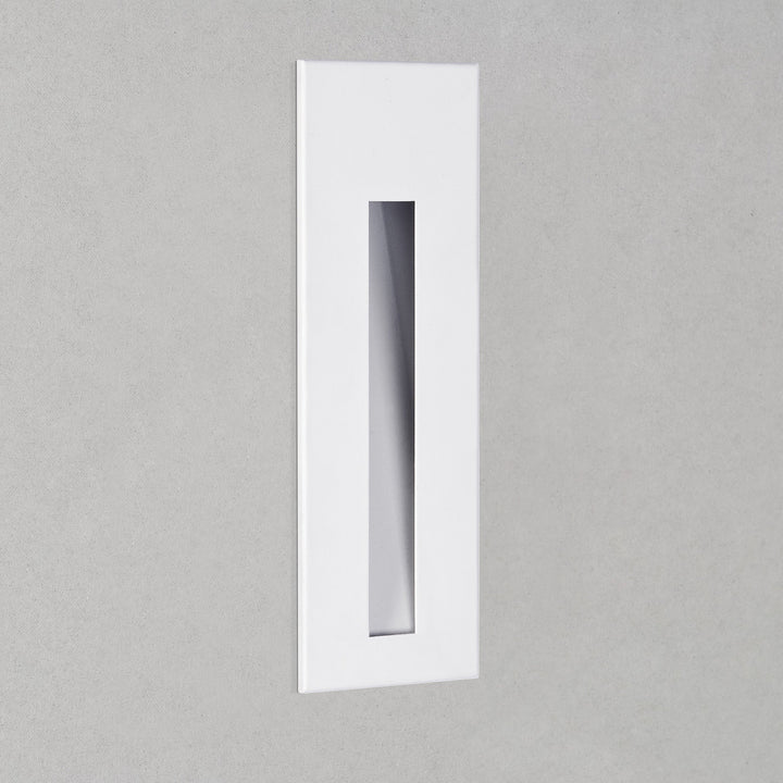 Astro Borgo 55 LED 3000K Marker Light in Matt White – Minimalist Recessed Wall Light