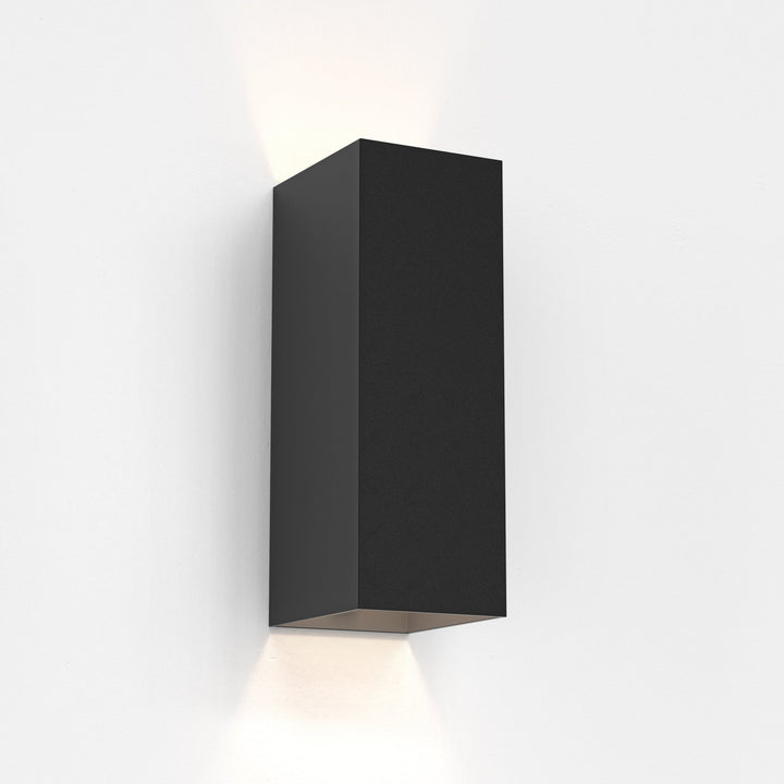 Astro Oslo 255 LED wall light in Textured Black