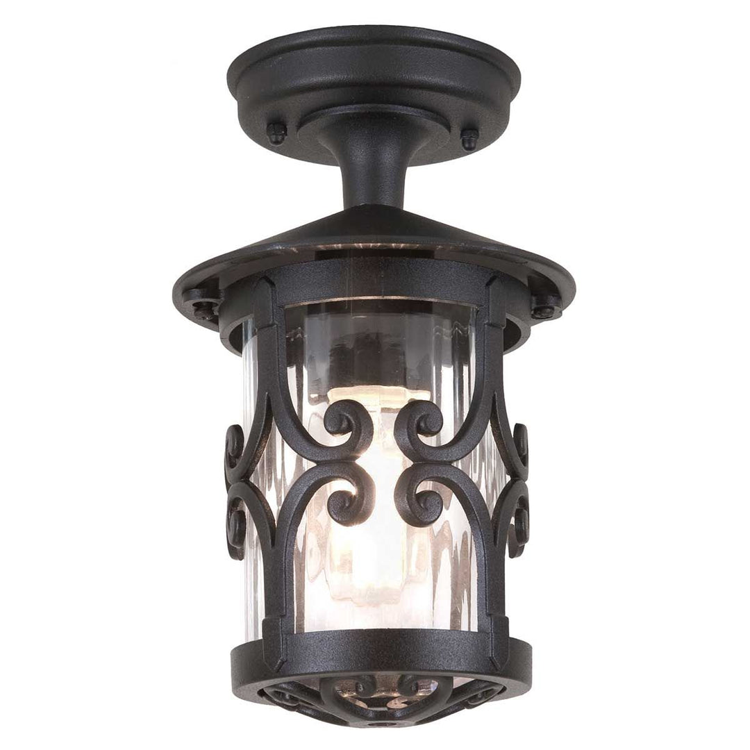 Norlys Hereford 1 Light Porch Lantern BL13A-BLACK Black
