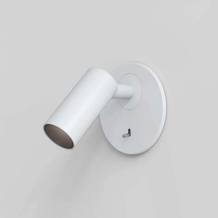 Astro Micro Recess Switched reading light in Matt White finish