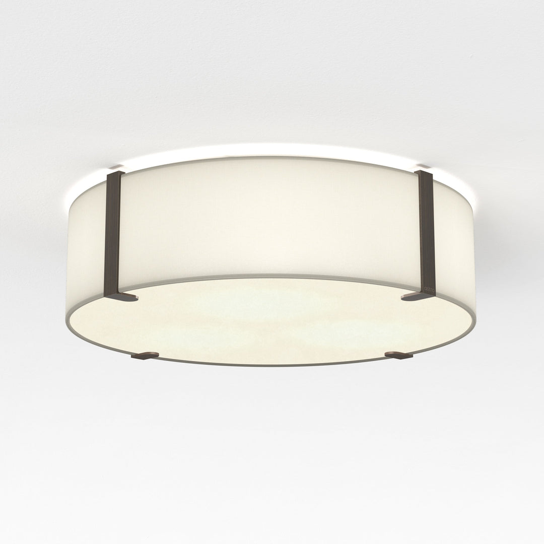 Astro Ceiling Base 410 flush ceiling fitting in matt white, 410 mm diameter