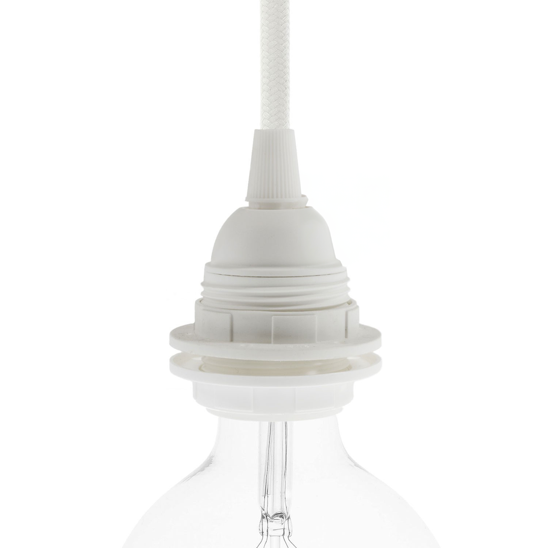 Double Ferrule Thermoplastic E27 Lamp Holder Kit for Lampshade - Prisma Lighting