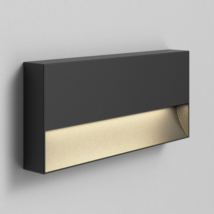 Astro Mori 250 outdoor marker light in textured black, integrated LED
