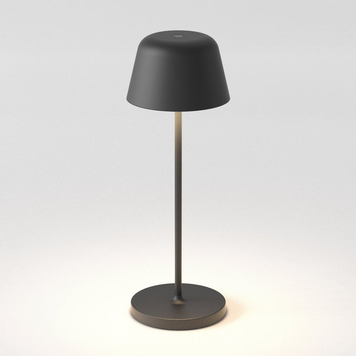 Astro Nomad portable rechargeable LED lamp in textured black
