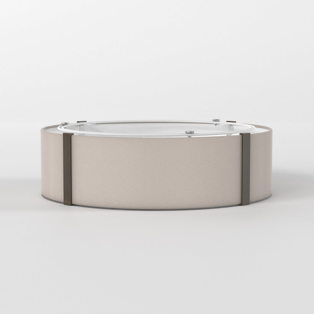 Astro Elba Round 450 Shade in Putty fabric