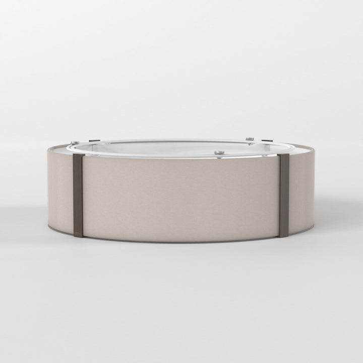 Astro Elba Round 450 Shade in Putty fabric