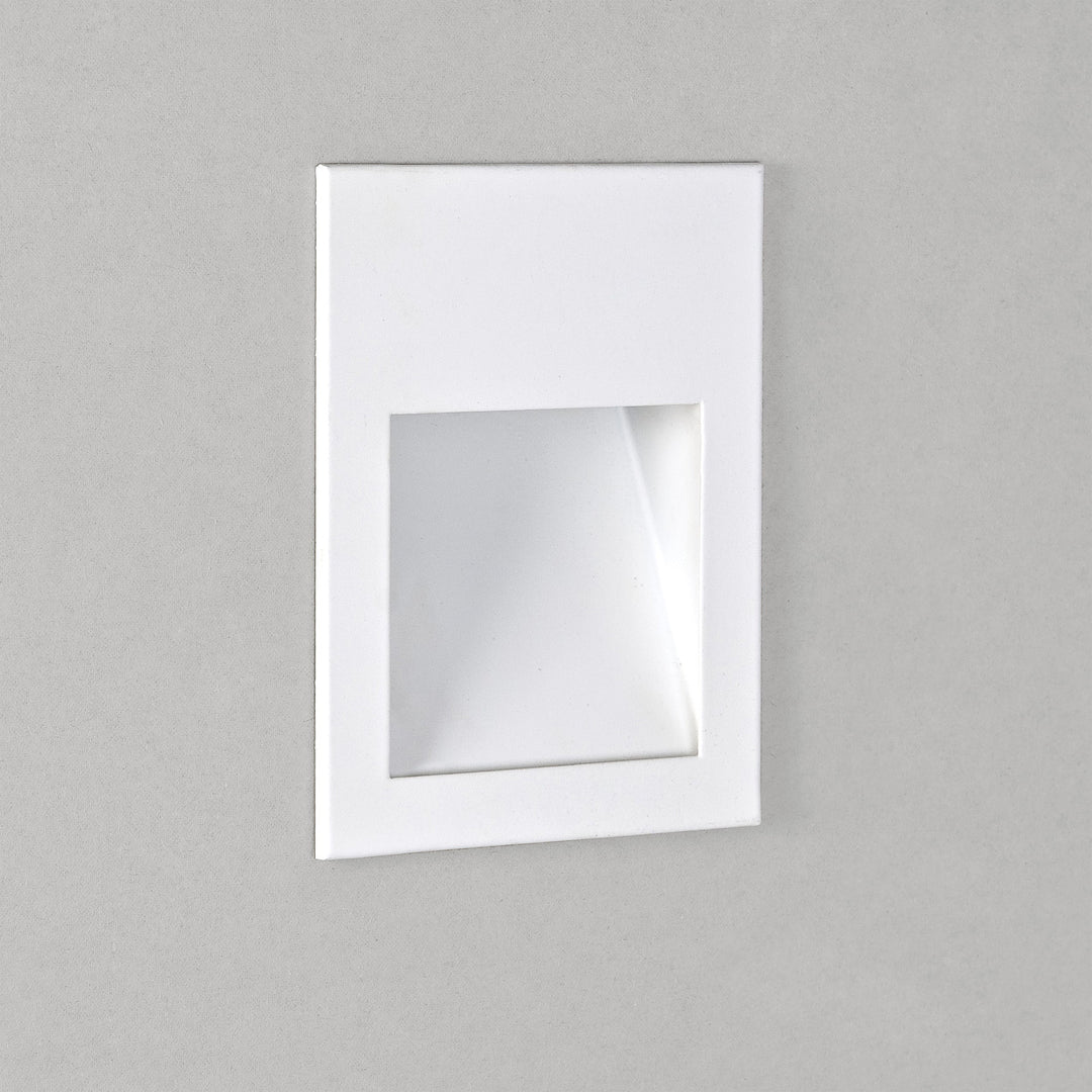 Astro Borgo 54 LED 2700K Marker Light in Matt White – Sleek Recessed Wall Light