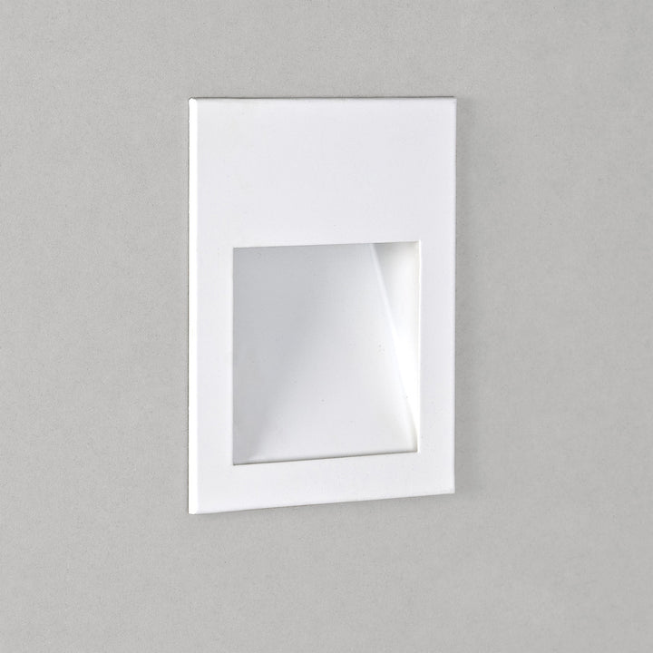 Astro Borgo 54 LED 2700K Marker Light in Matt White – Sleek Recessed Wall Light