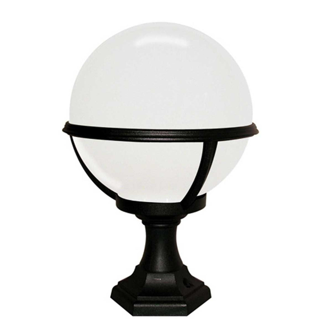 Norlys Glenbeigh 1 Light Pedestal/Porch Lantern GLENBEIGH-PED-PO Black
