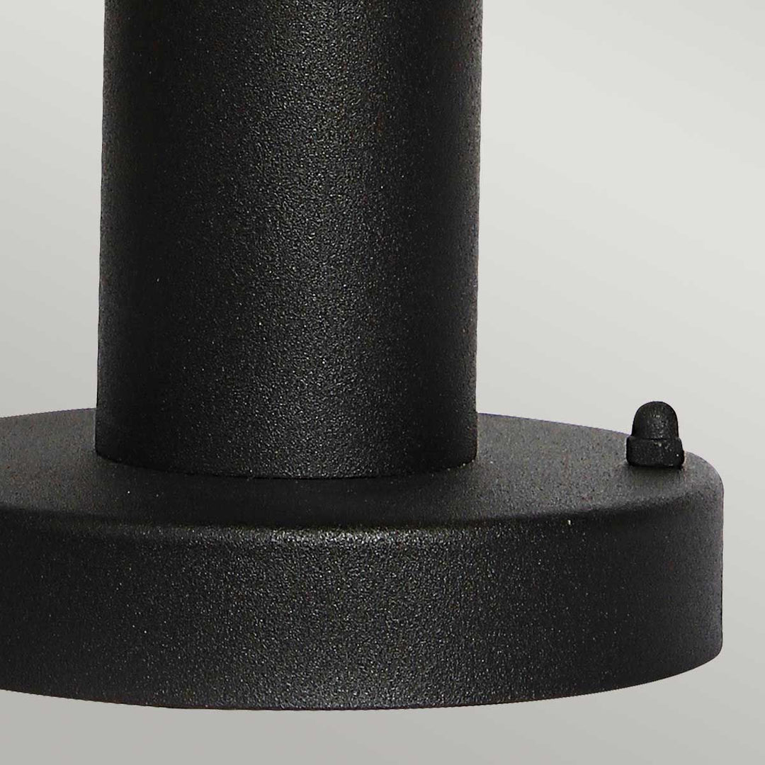 Norlys Helsingor 1 Light Pedestal Lantern HELSINGOR-PED-BK Black