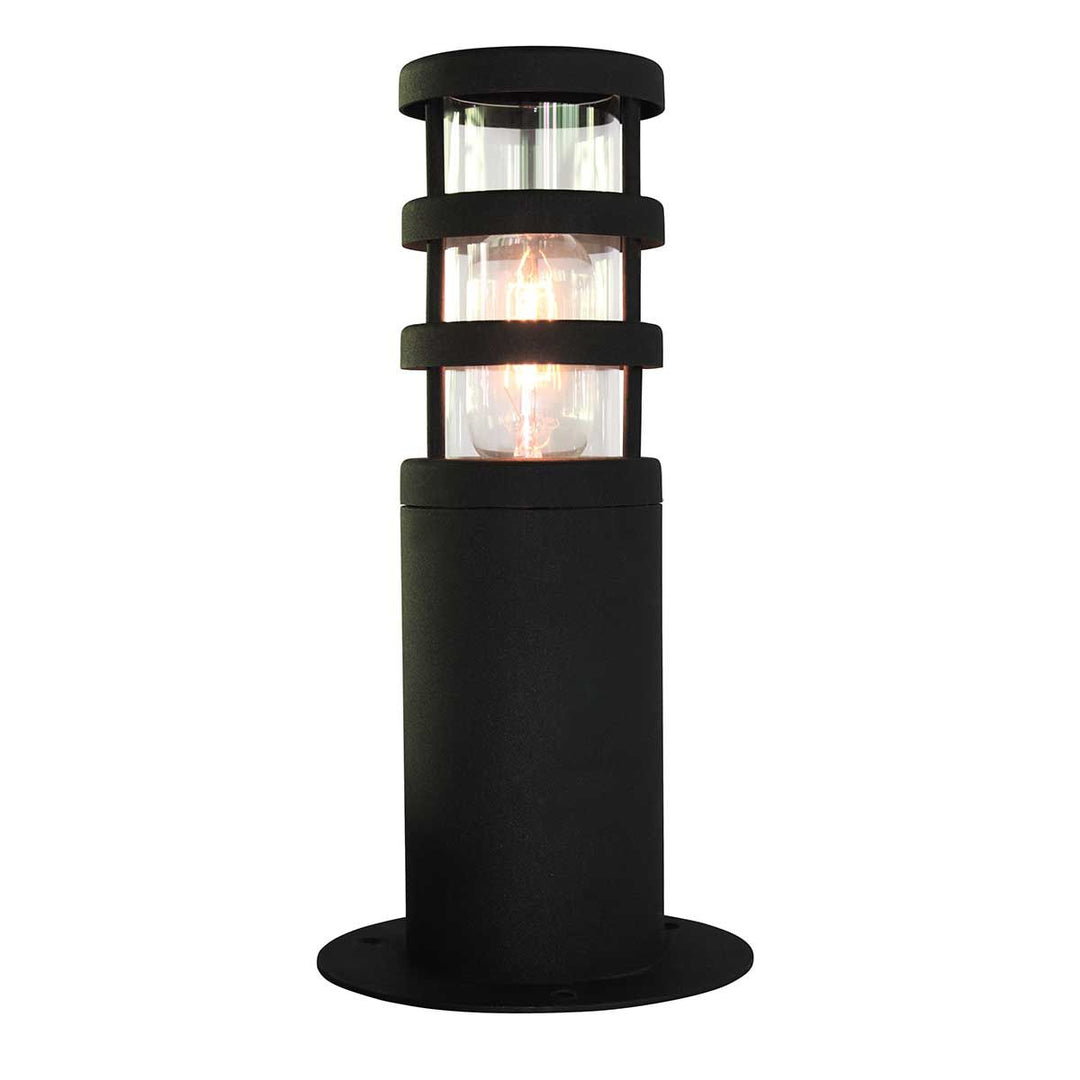 Norlys Hornbaek 1 Light Pedestal Lantern HORNBAEK-PED Black