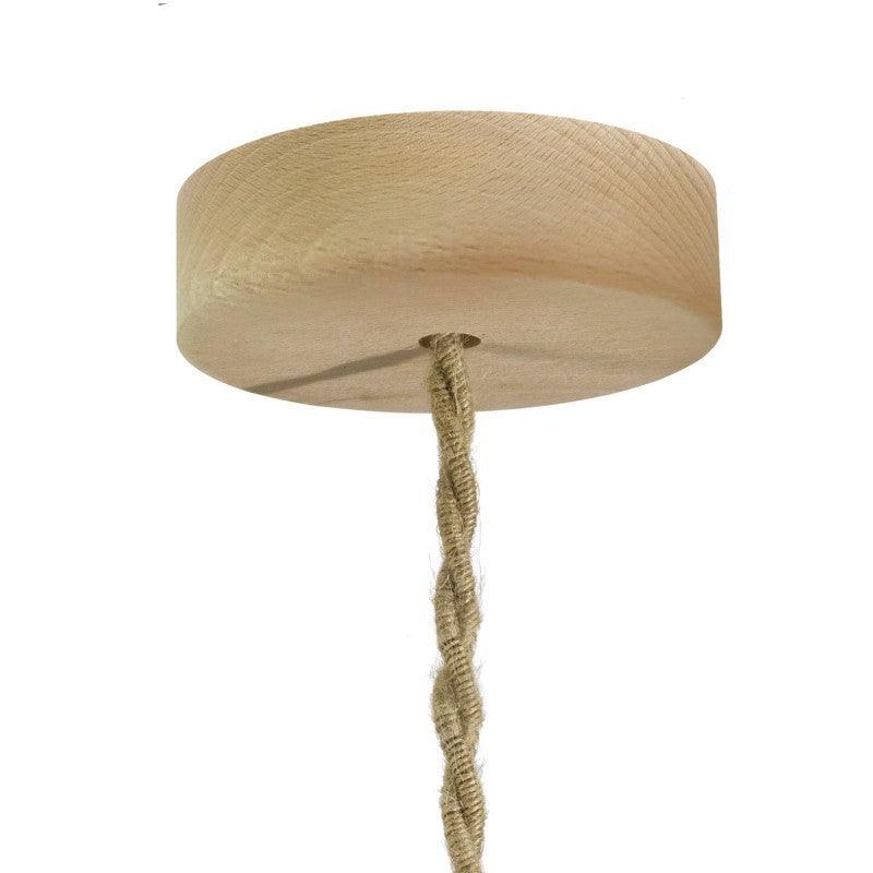 Wooden ceiling rose kit 1 Hole - Prisma Lighting