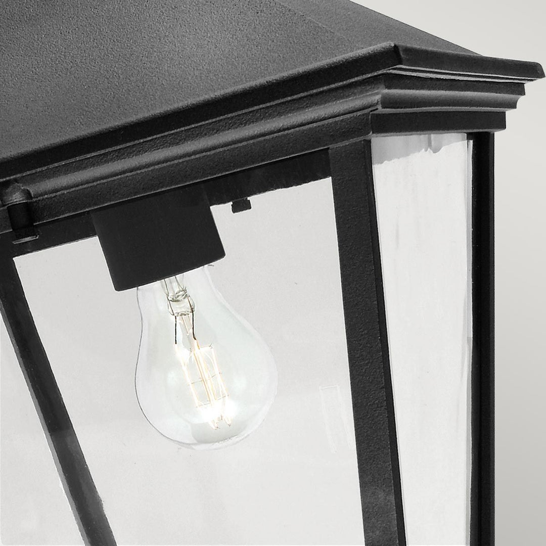 Elstead Lighting Turin Grande 1 Light Down Wall Lantern - Black  TG2-BLACK Black