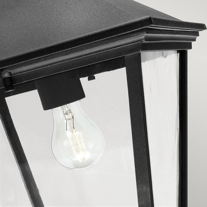 Elstead Lighting Turin Grande 1 Light Down Wall Lantern - Black  TG2-BLACK Black