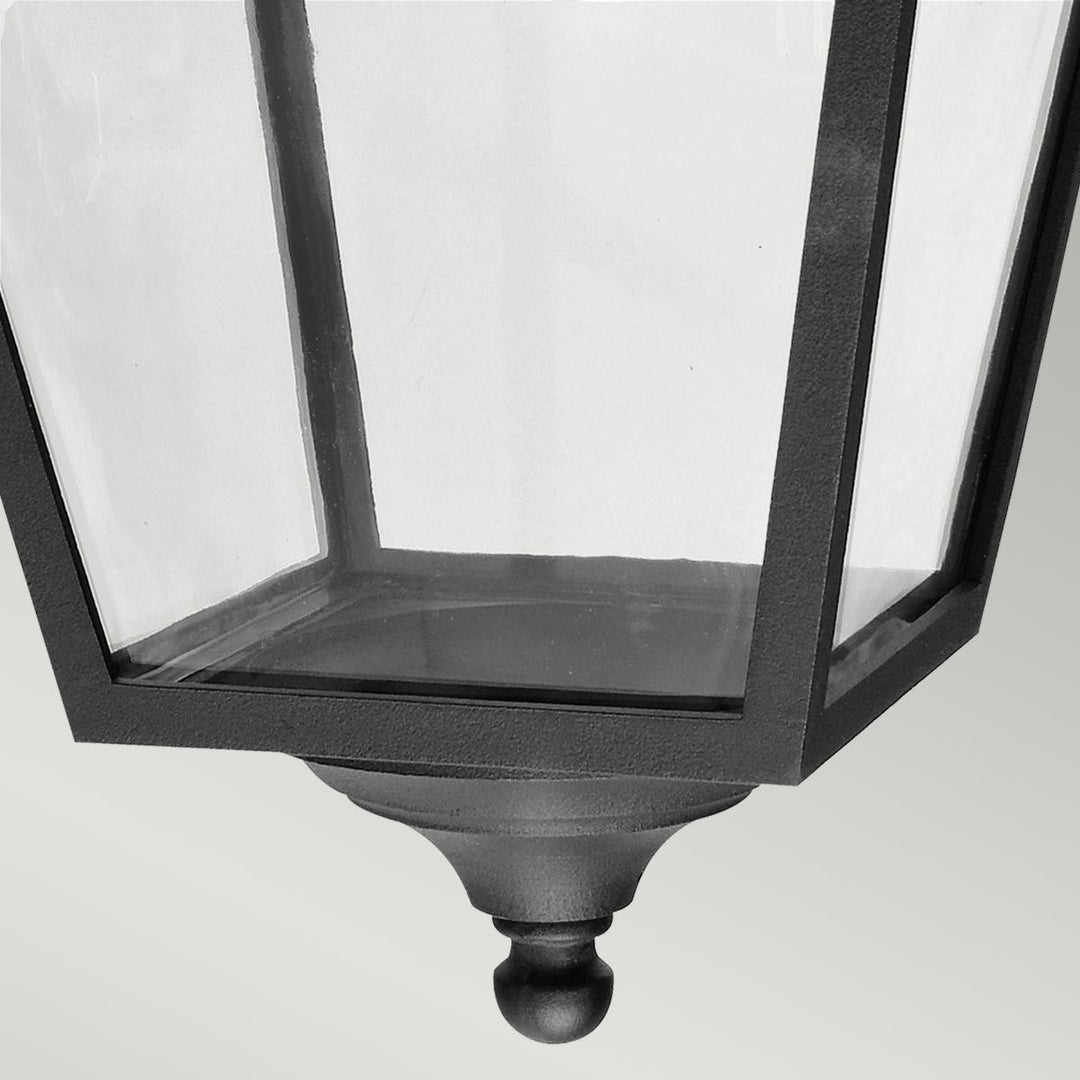 Elstead Lighting Turin Grande 1 Light Down Wall Lantern - Black  TG2-BLACK Black