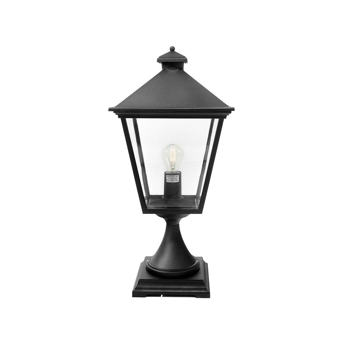 Elstead Lighting Turin Grande 1 Light Pedestal - Black  TG3-BLACK Black
