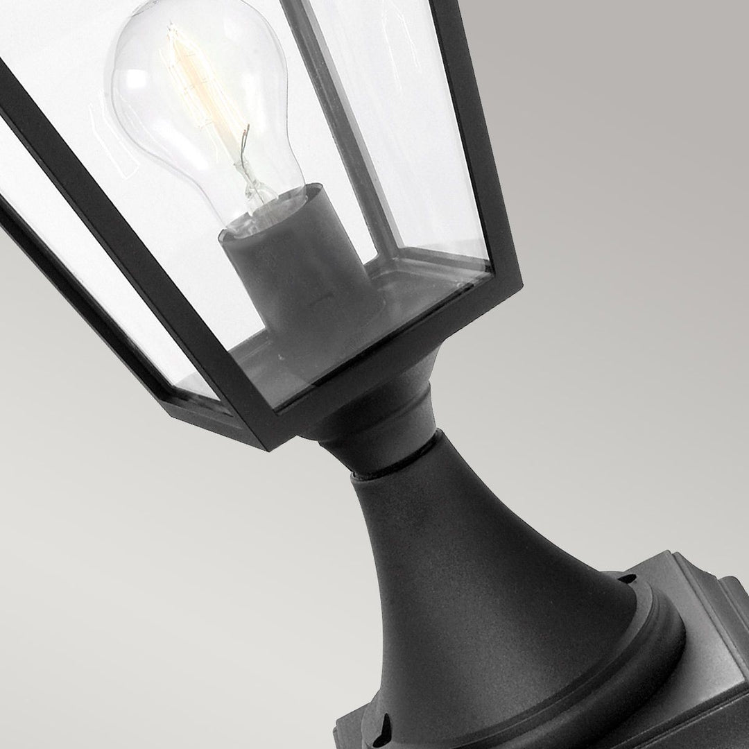 Elstead Lighting Turin Grande 1 Light Pedestal - Black  TG3-BLACK Black