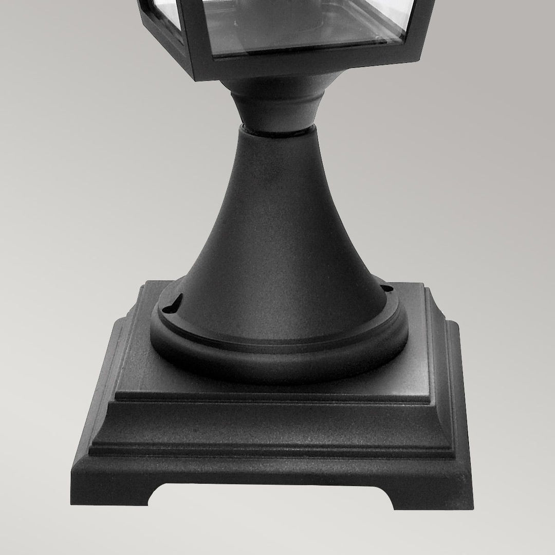 Elstead Lighting Turin Grande 1 Light Pedestal - Black  TG3-BLACK Black