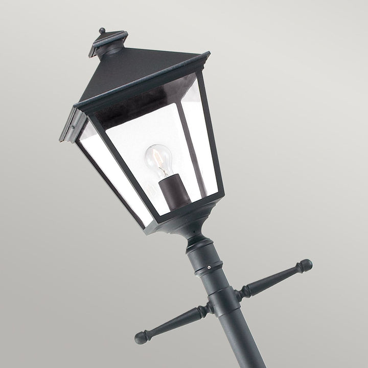 Elstead Lighting Turin Grande 1 Light Single Post - Black  TG5-BLACK Black