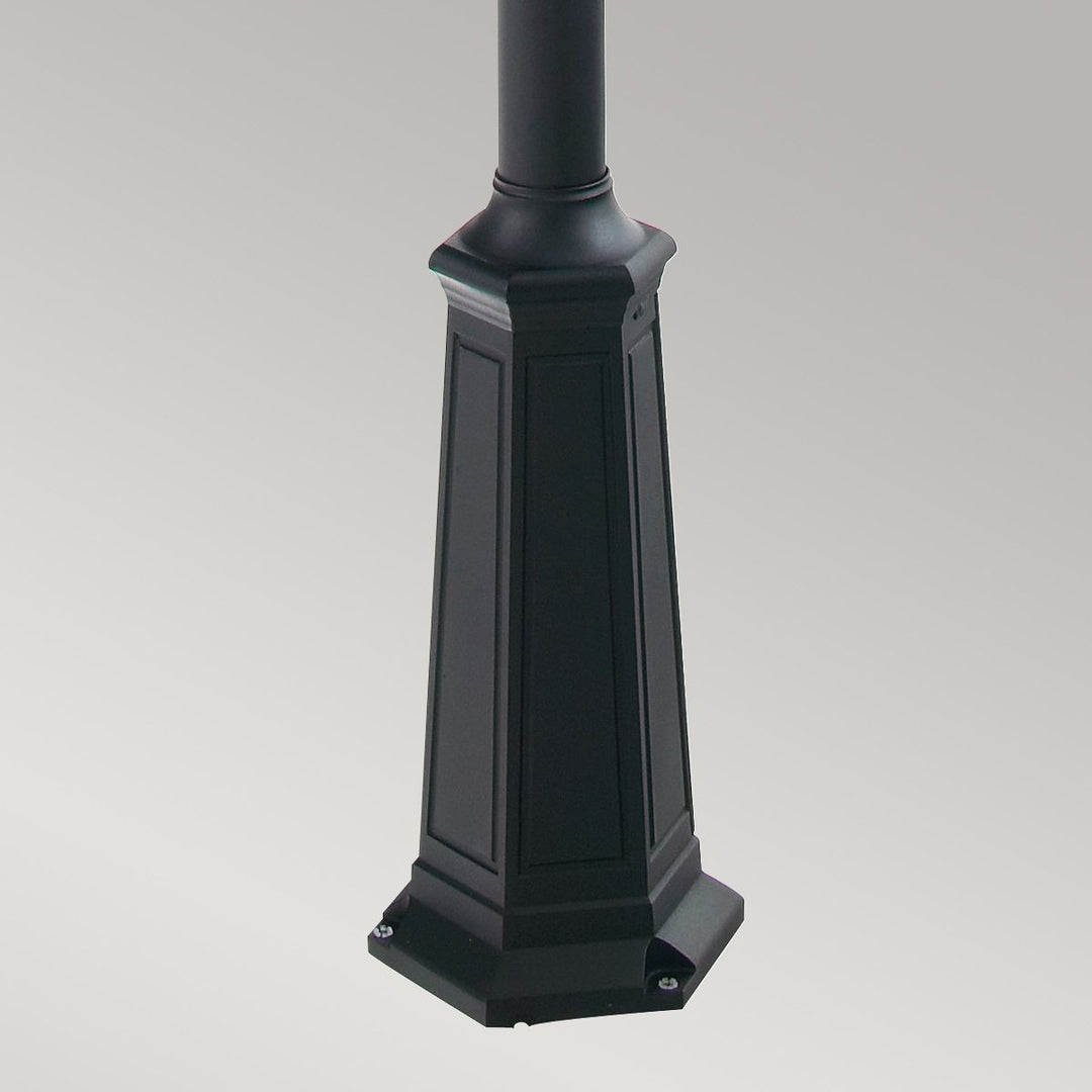 Elstead Lighting Turin Grande 1 Light Single Post - Black  TG5-BLACK Black