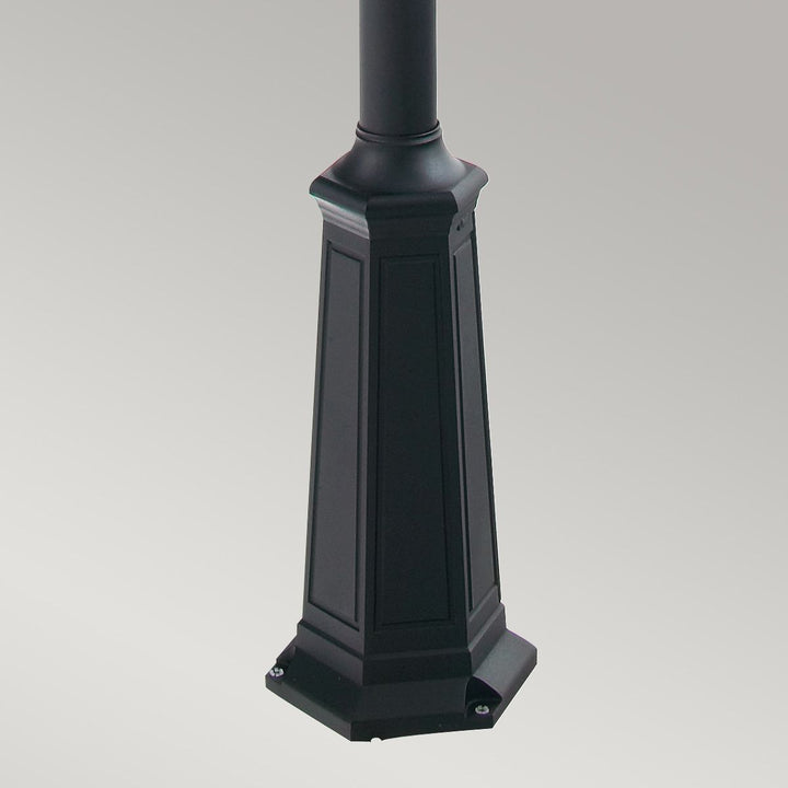 Elstead Lighting Turin Grande 1 Light Single Post - Black  TG5-BLACK Black