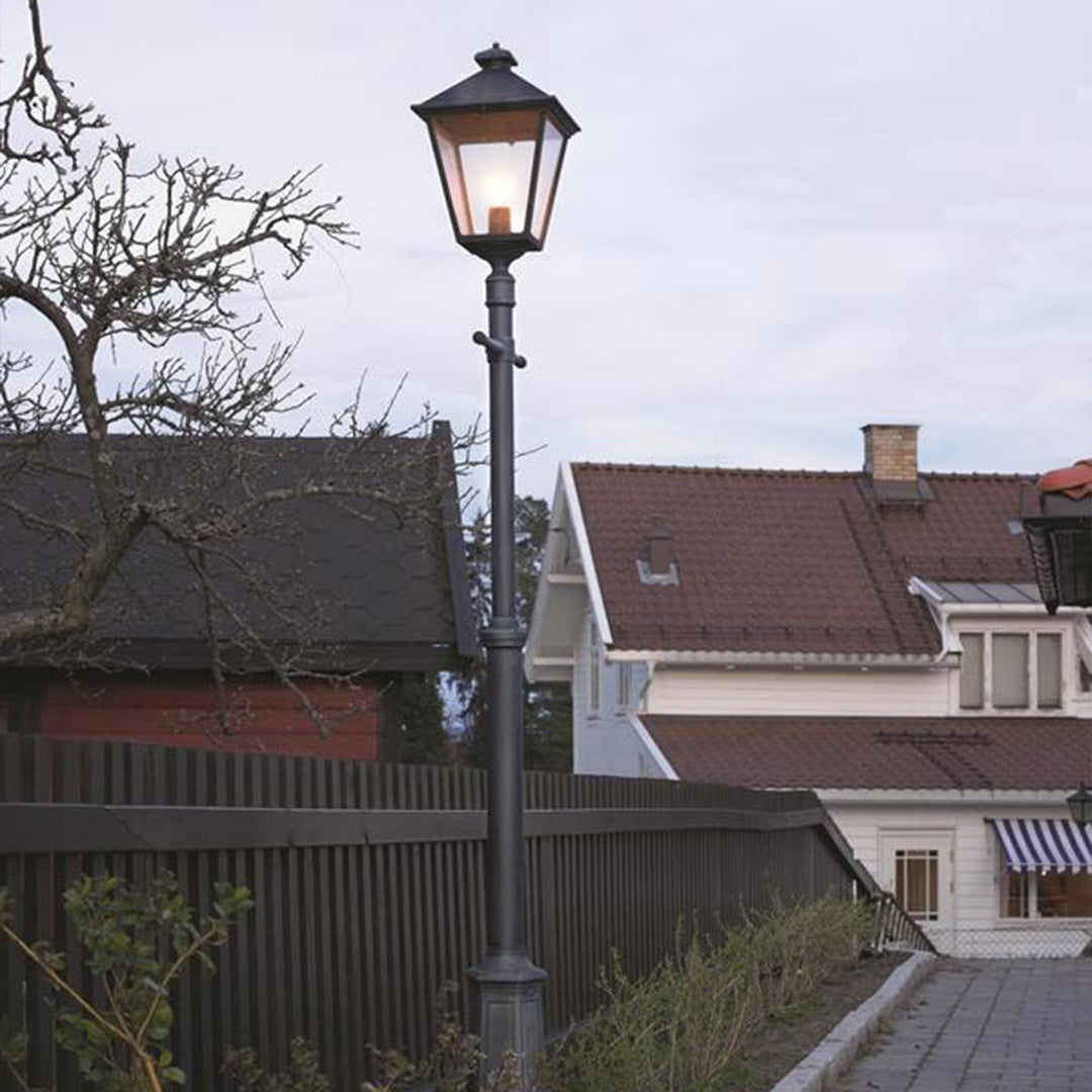 Elstead Lighting Turin Grande 1 Light Single Post - Black  TG5-BLACK Black