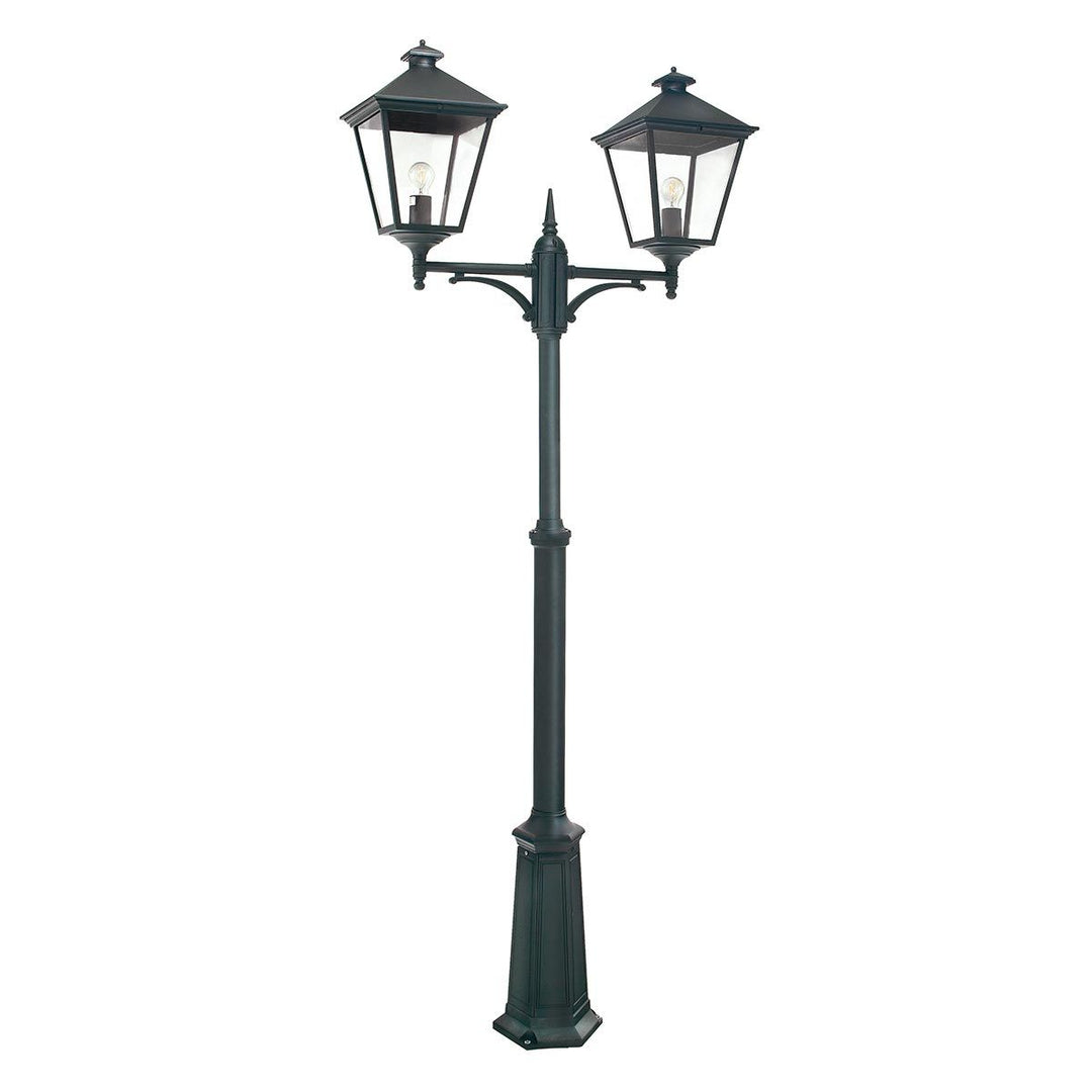 Elstead Lighting Turin Grande 2 Light Twin Lamp Post - Black  TG6-BLACK Black