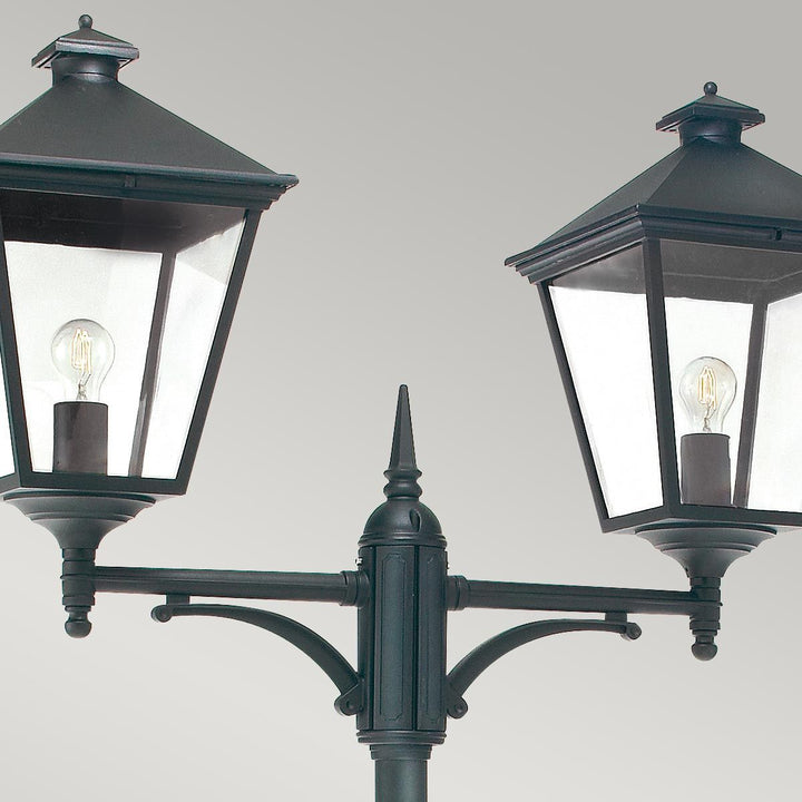 Elstead Lighting Turin Grande 2 Light Twin Lamp Post - Black  TG6-BLACK Black