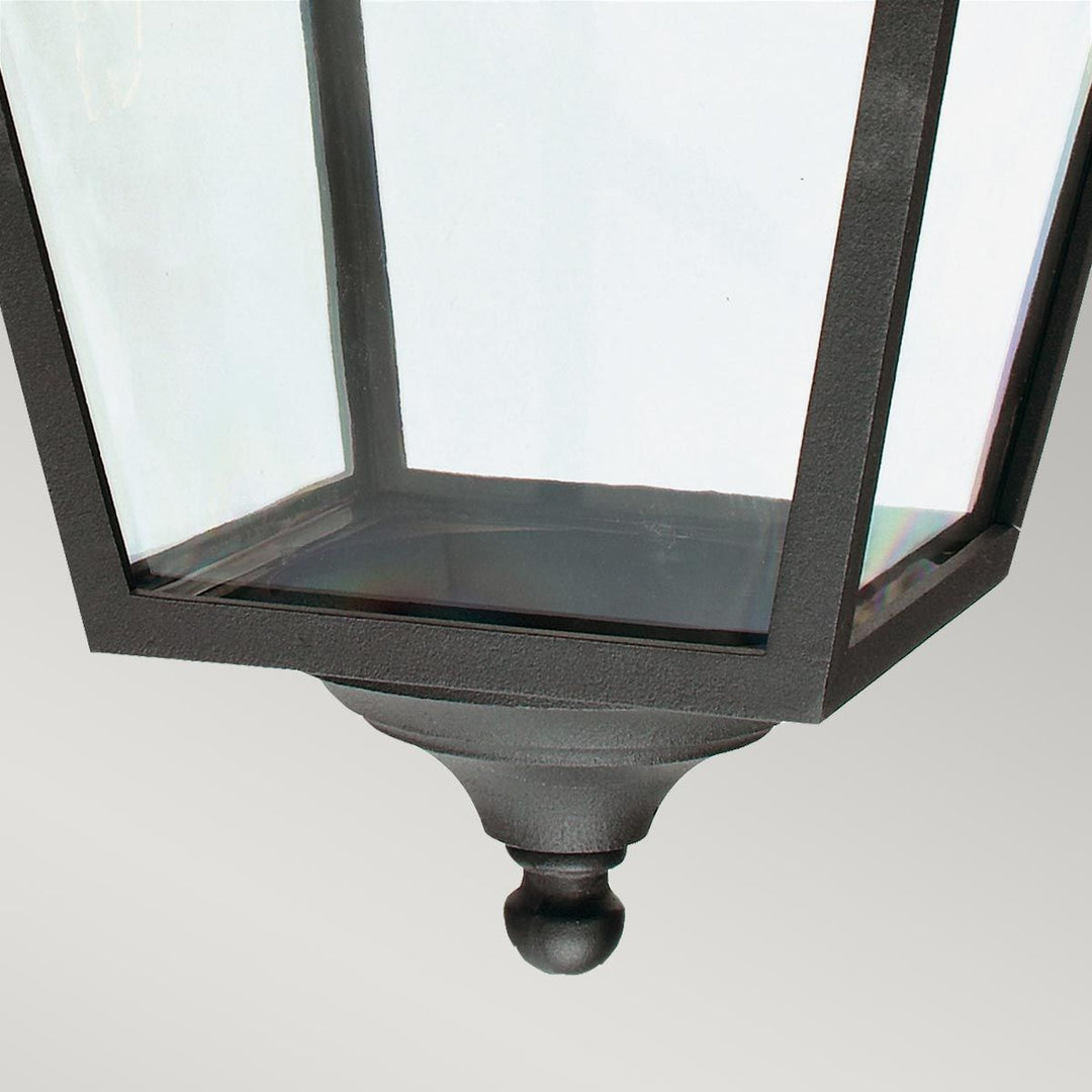Elstead Lighting Turin Grande 1 Light Chain Lantern - Black  TG8-BLACK Black