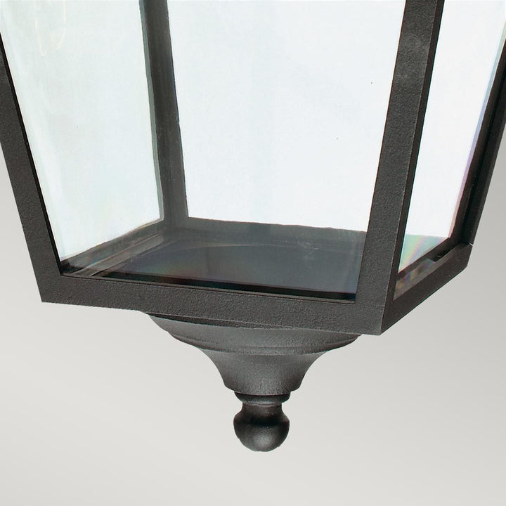 Elstead Lighting Turin Grande 1 Light Chain Lantern - Black  TG8-BLACK Black