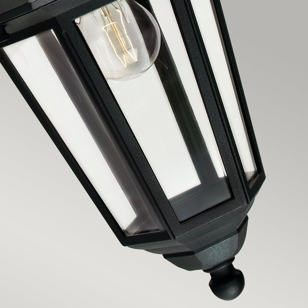 Elstead Lighting Valencia 1 Light Down Lantern  V2-BLACK Black