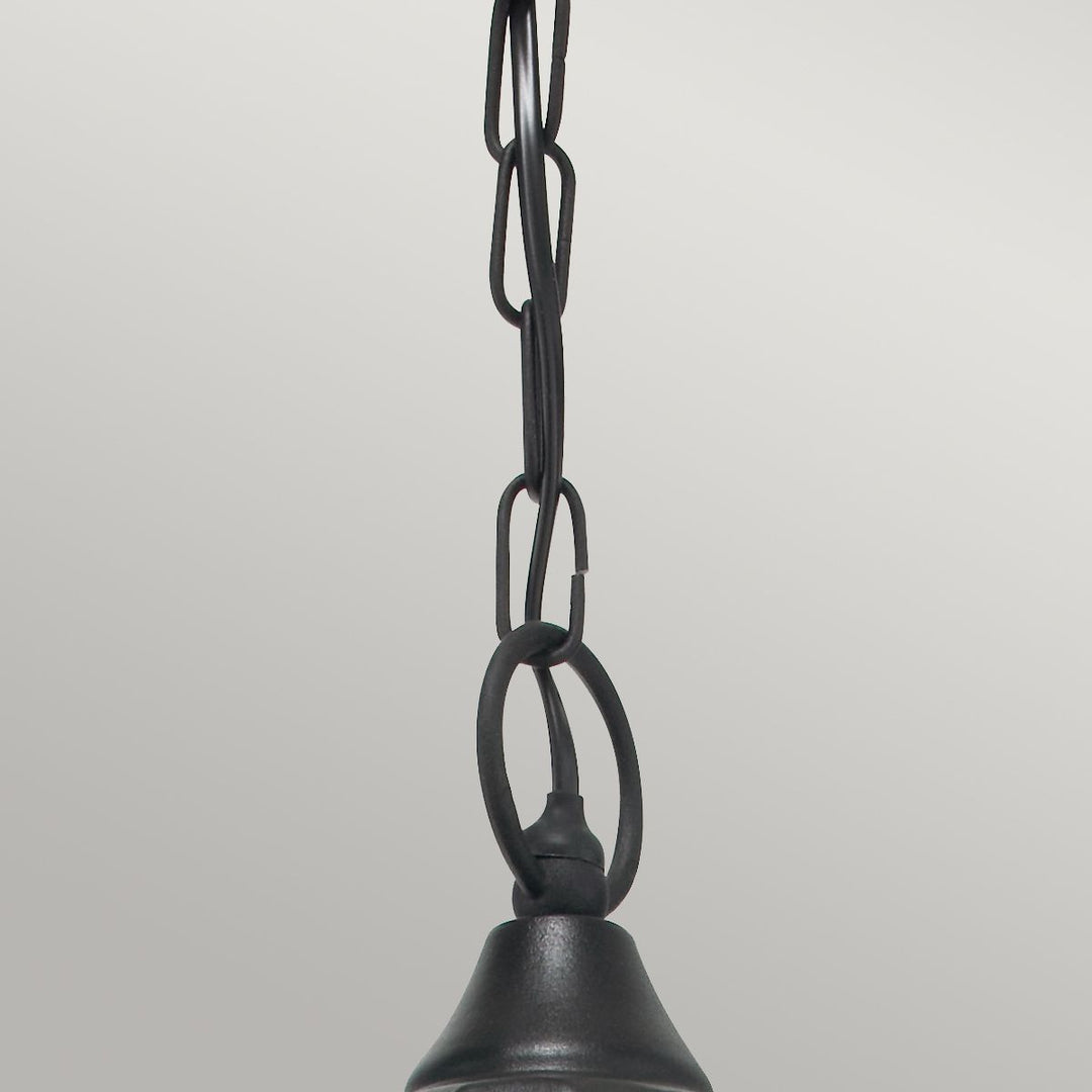 Elstead Lighting Valencia 1 Light Chain Lantern V8-BLACK Black