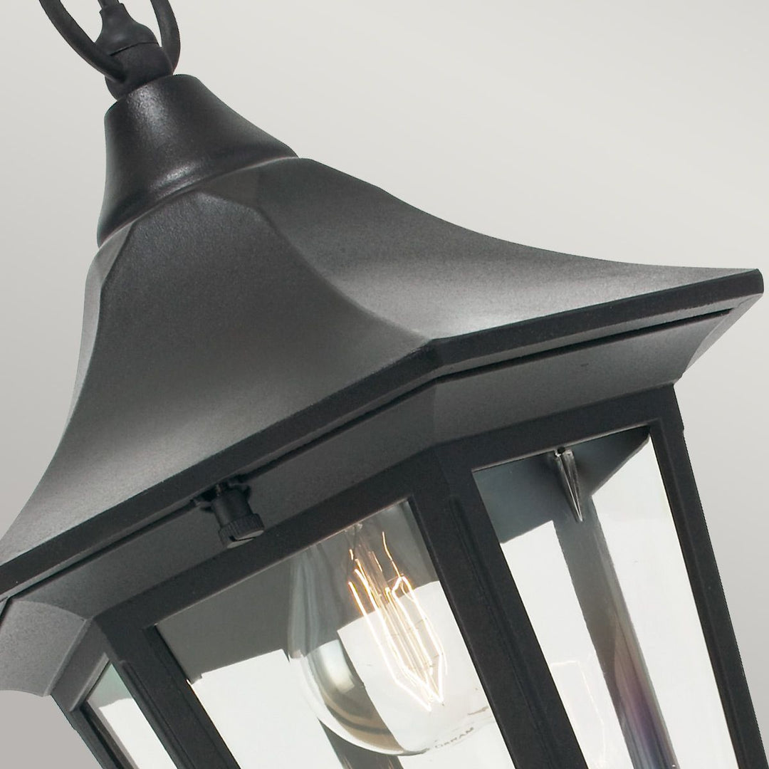 Elstead Lighting Valencia 1 Light Chain Lantern V8-BLACK Black