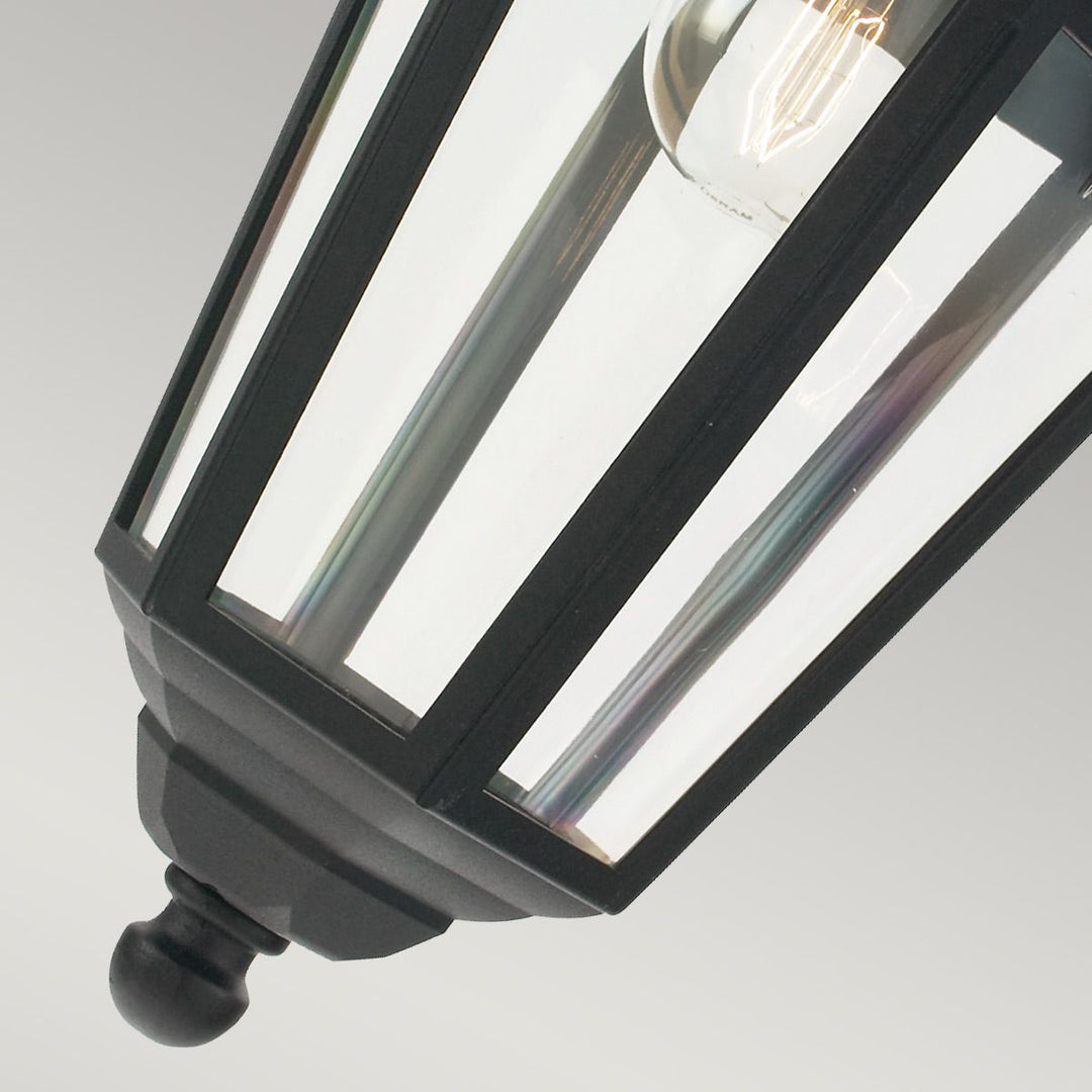 Elstead Lighting Valencia 1 Light Chain Lantern V8-BLACK Black
