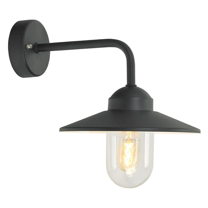 Elstead Lighting Vansbro 1 Light Wall Lantern Black      VANSBRO-BLK Black
