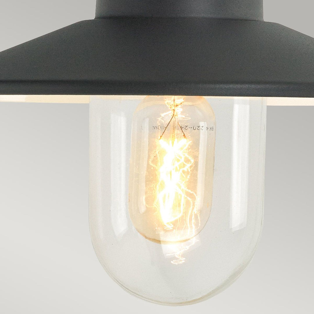 Elstead Lighting Vansbro 1 Light Wall Lantern Black      VANSBRO-BLK Black