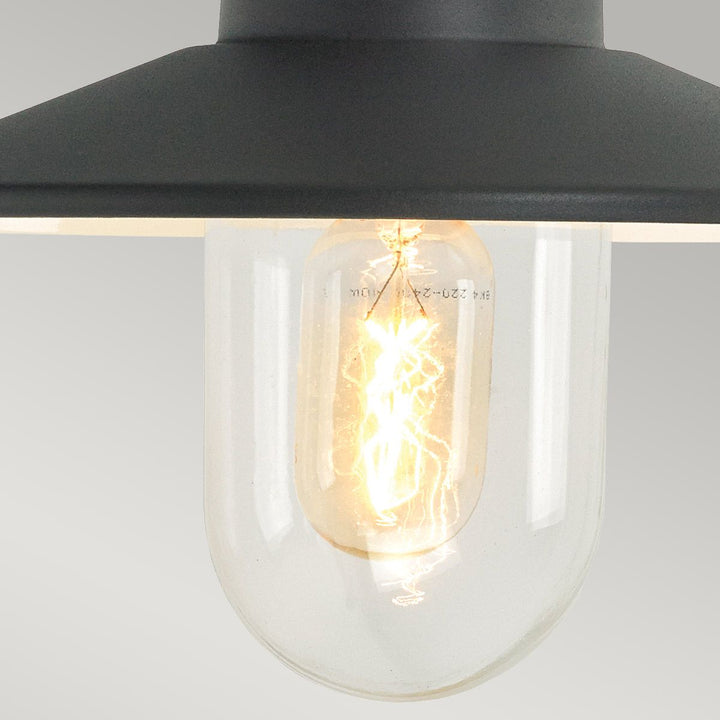 Elstead Lighting Vansbro 1 Light Wall Lantern Black      VANSBRO-BLK Black