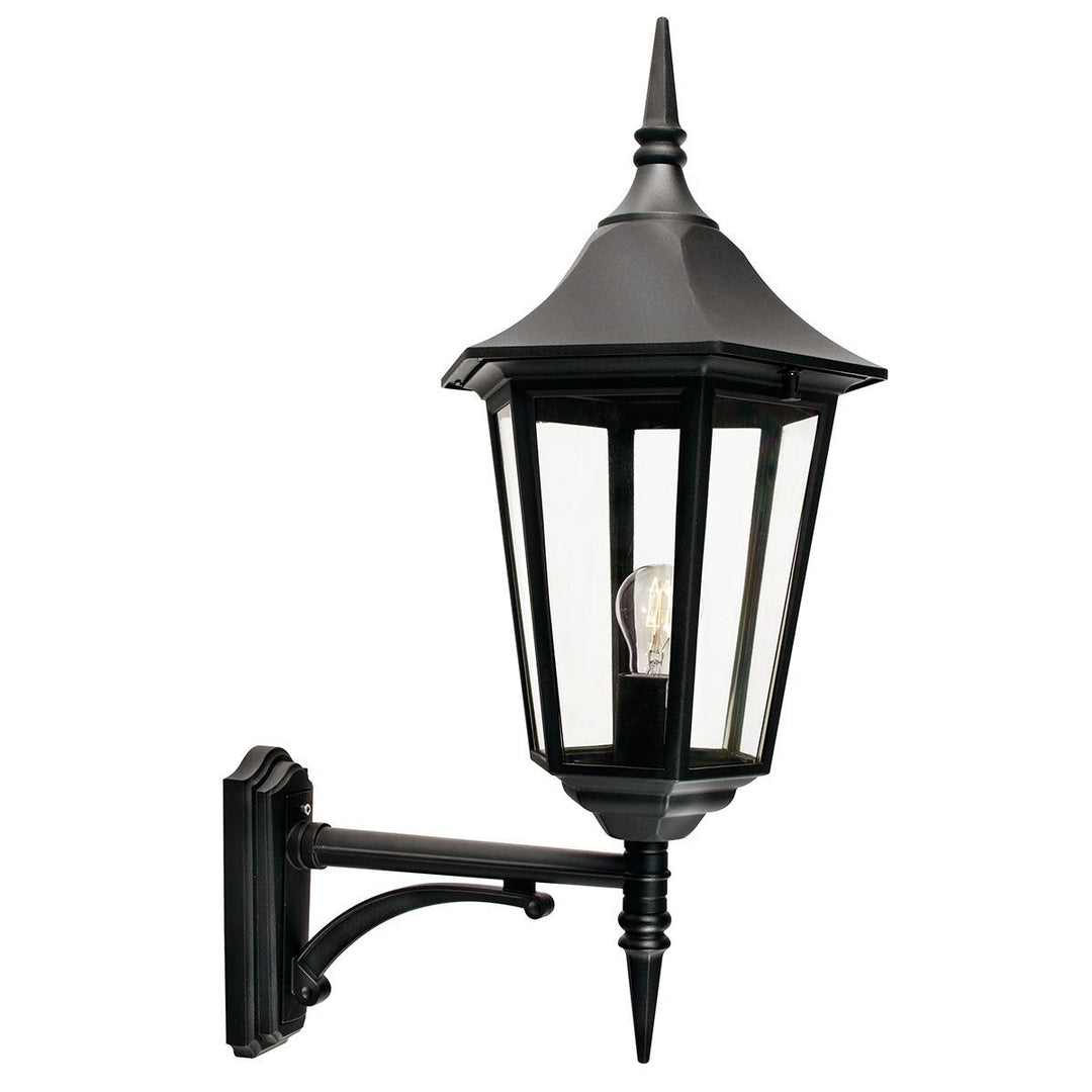 Elstead Lighting Valencia Grande 1 Light Up Lantern  VG1-BLACK Black