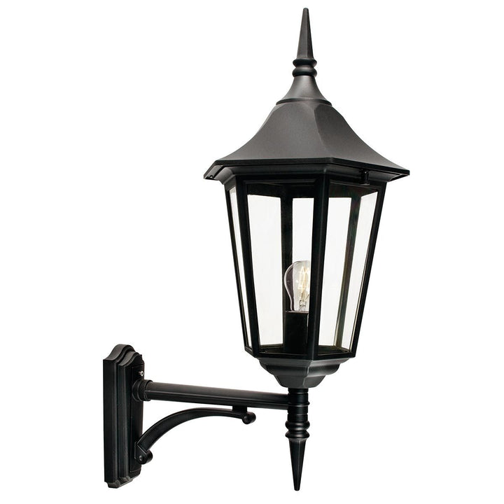 Elstead Lighting Valencia Grande 1 Light Up Lantern  VG1-BLACK Black