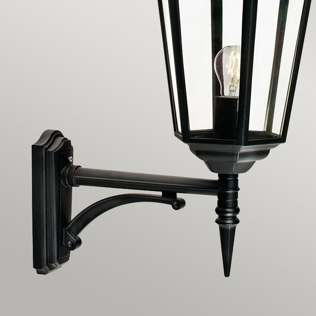 Elstead Lighting Valencia Grande 1 Light Up Lantern  VG1-BLACK Black