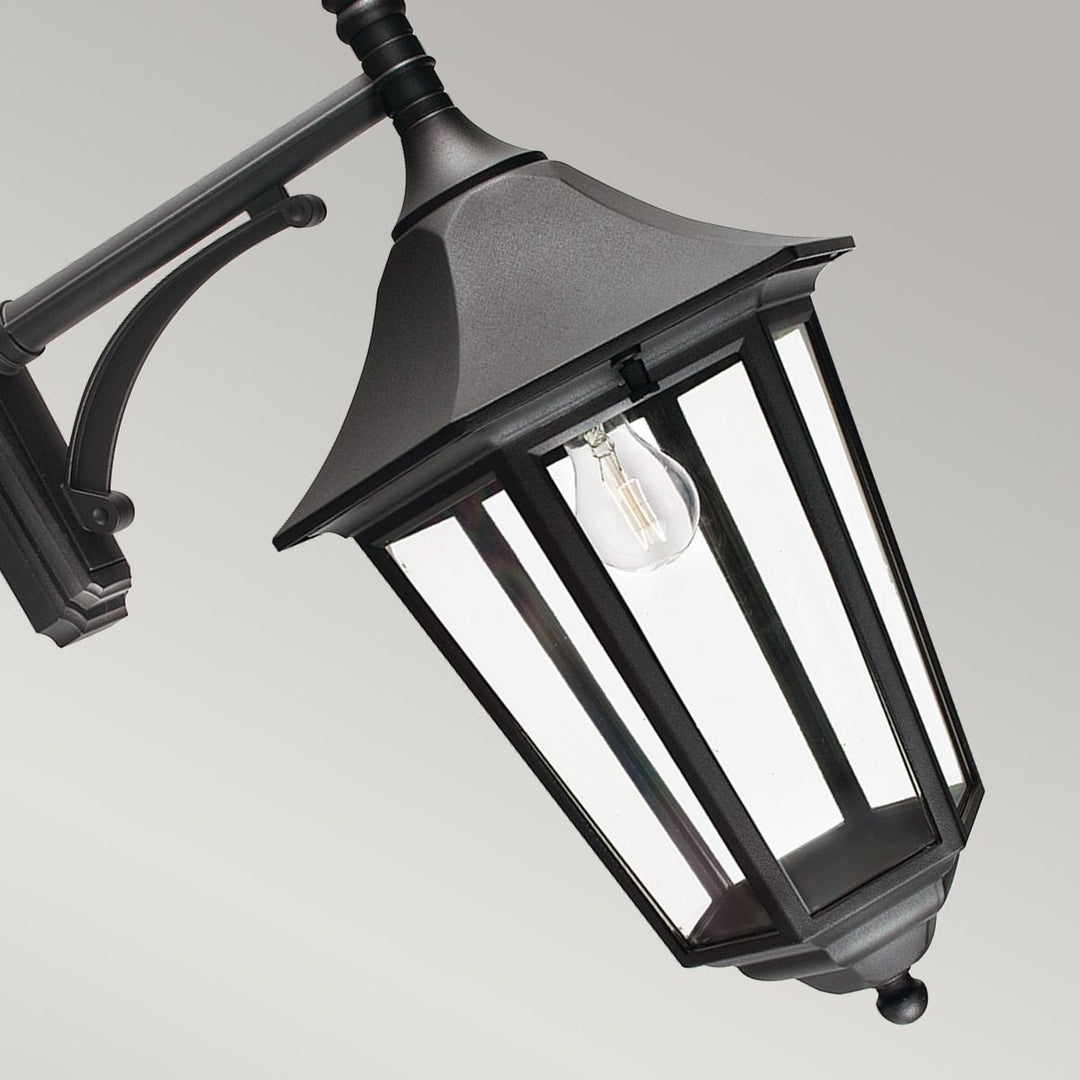Elstead Lighting Valencia Grande 1 Light Down Lantern  VG2-BLACK Black