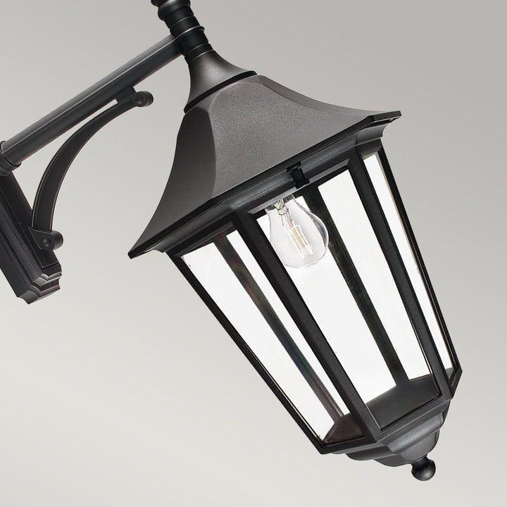 Elstead Lighting Valencia Grande 1 Light Down Lantern  VG2-BLACK Black