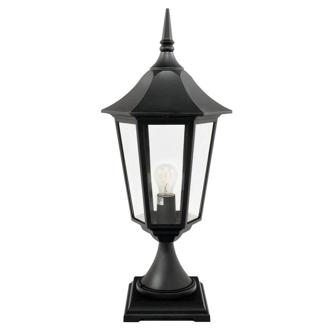 Elstead Lighting Valencia Grande 1 Light Pedestal  VG3-BLACK Black
